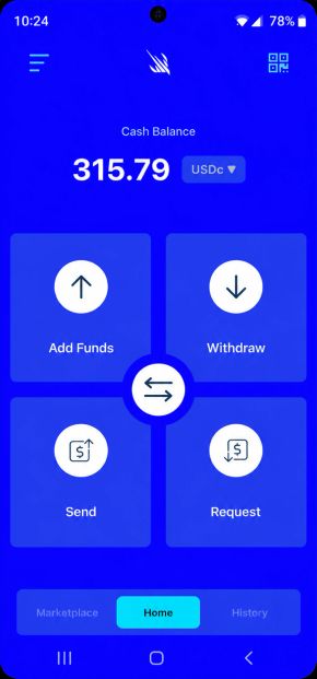 The same home screen of the Shaheen Money app on Android.